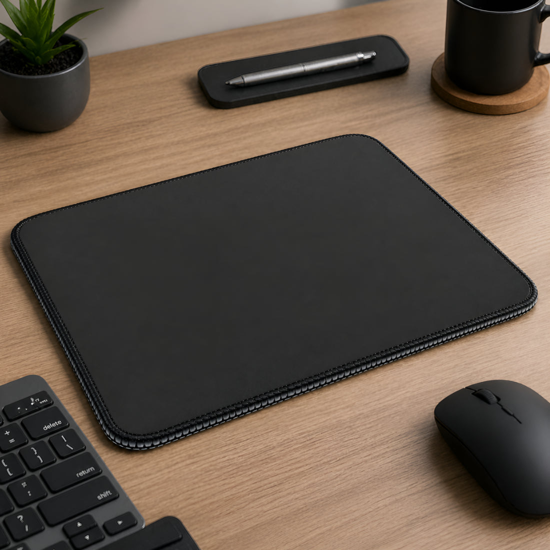 Upix Mouse Pad, Ergonomic Mouse Pad, Non  Slip Rubber Base, Durable and Washable