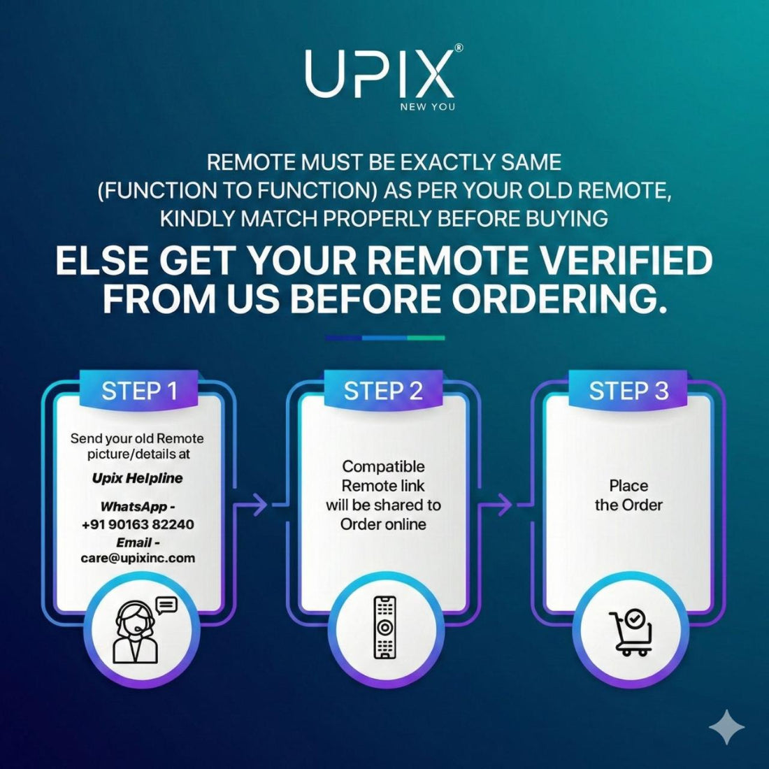 Upix Compatible Acer Smart TV Remote No. 1455 | with Voice