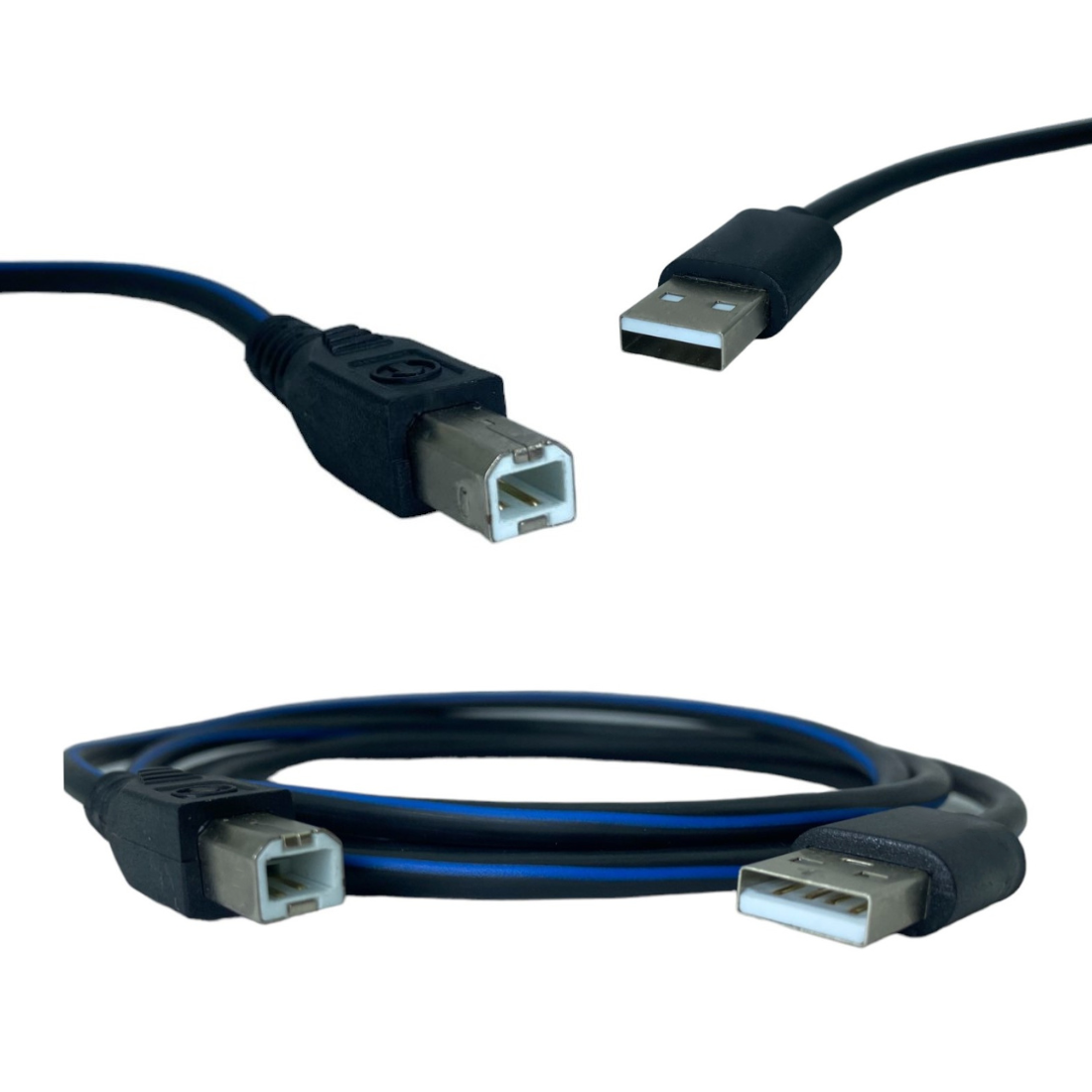 Upix USB A Male to USB B Male Printer Cable (Premium) 1.3 Meters