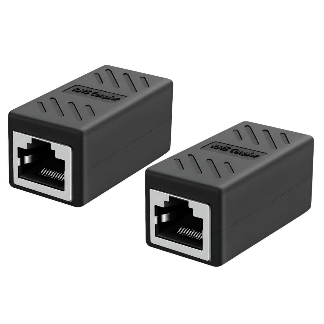 Upix Ethernet RJ45 Coupler, Pack of 2, For Router, Modem, Computer, Smart TV