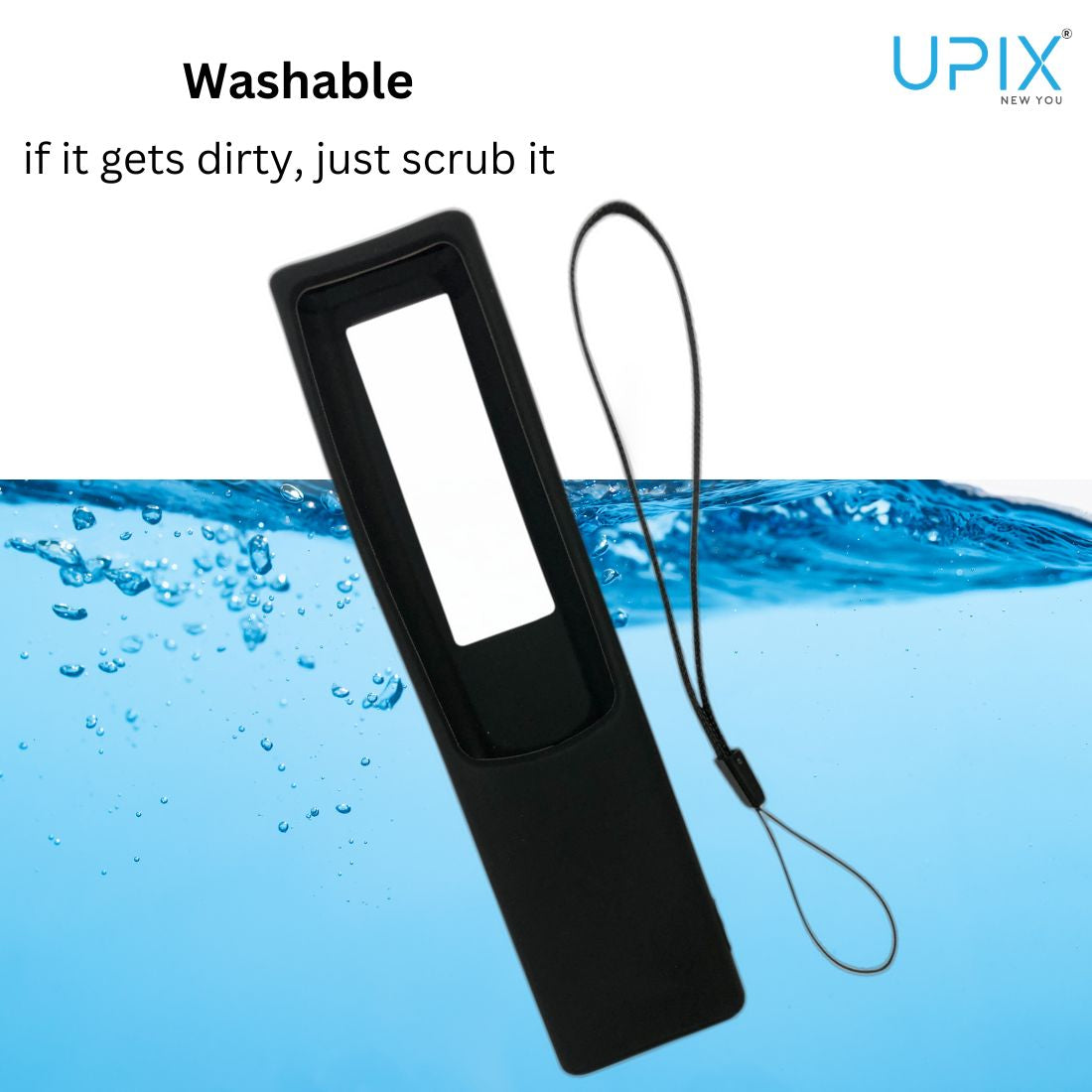 Upix Silicone TV Remote Cover Case Only for Samsung Smart 4K TV LCD/LED Remote