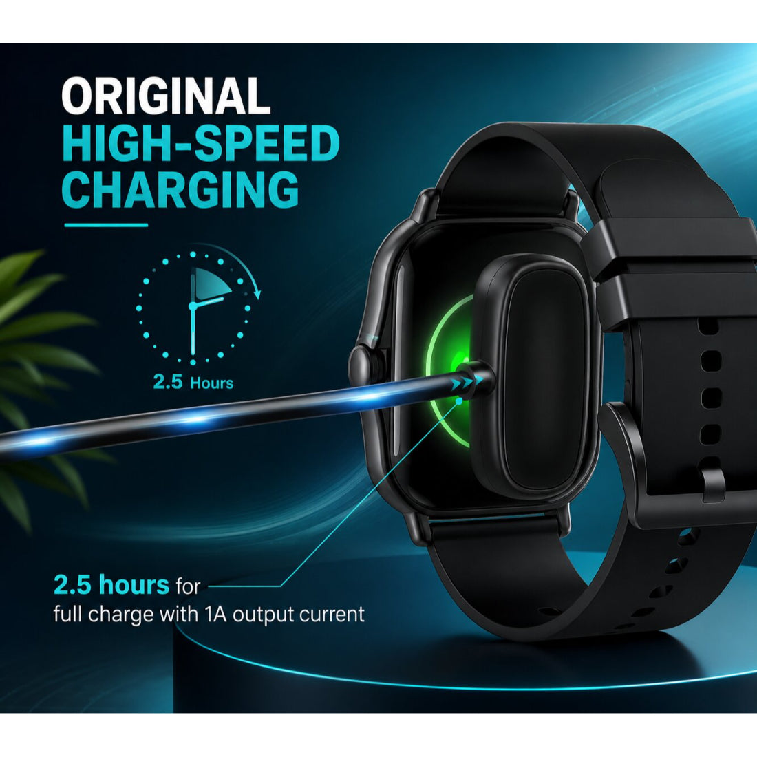 Upix Fast Magnetic Charger Cable Compatible with Amazfit GTR 2, GTR 2e, GTR 2 eSIM