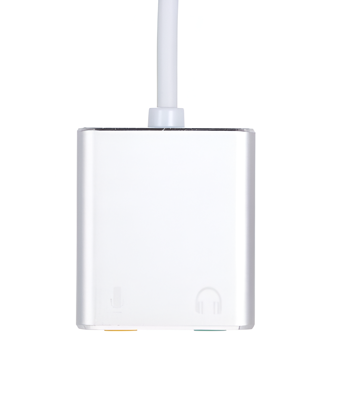 Upix External Sound Card, Aluminum Alloy Type C Audio AUX and MIC Sound Card