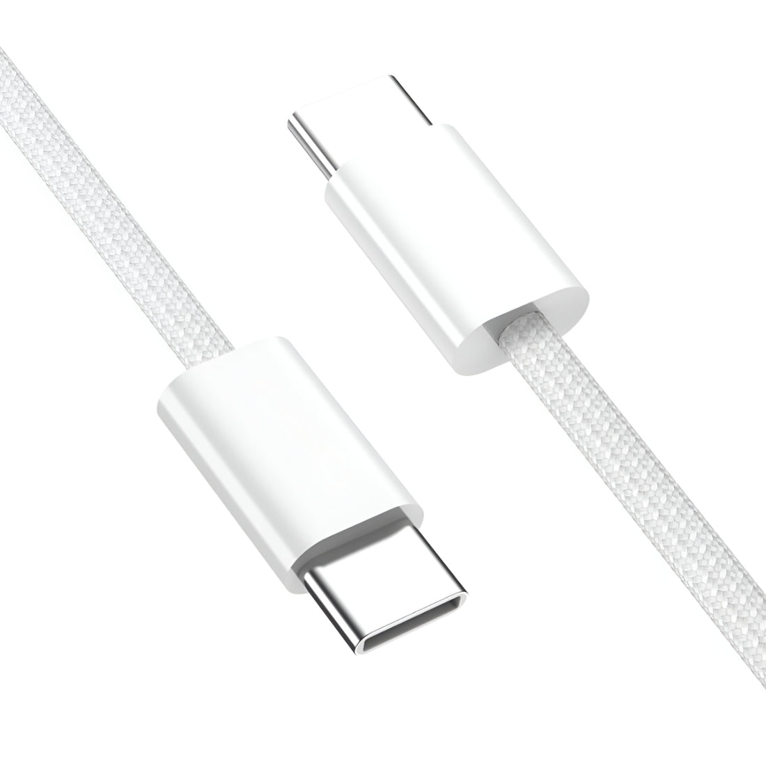 Upix Type C to Type C Super Fast Mobile Data Charging Nylon Braided Cable, 1 Metres