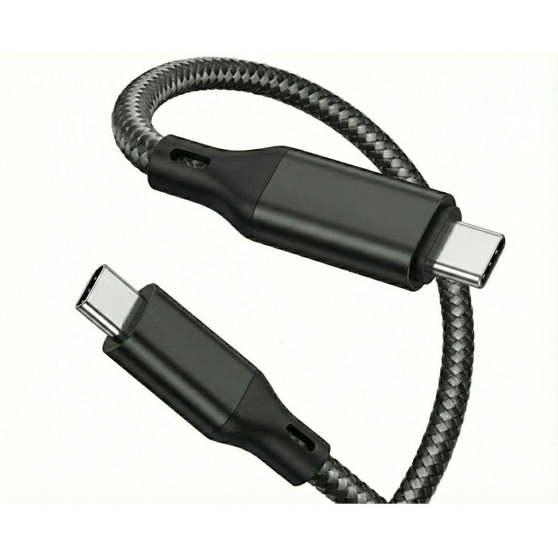Upix Type C to Type C Fast Charging Data Cable, Nylon Braided, 3 Metres (9.8 Feet)