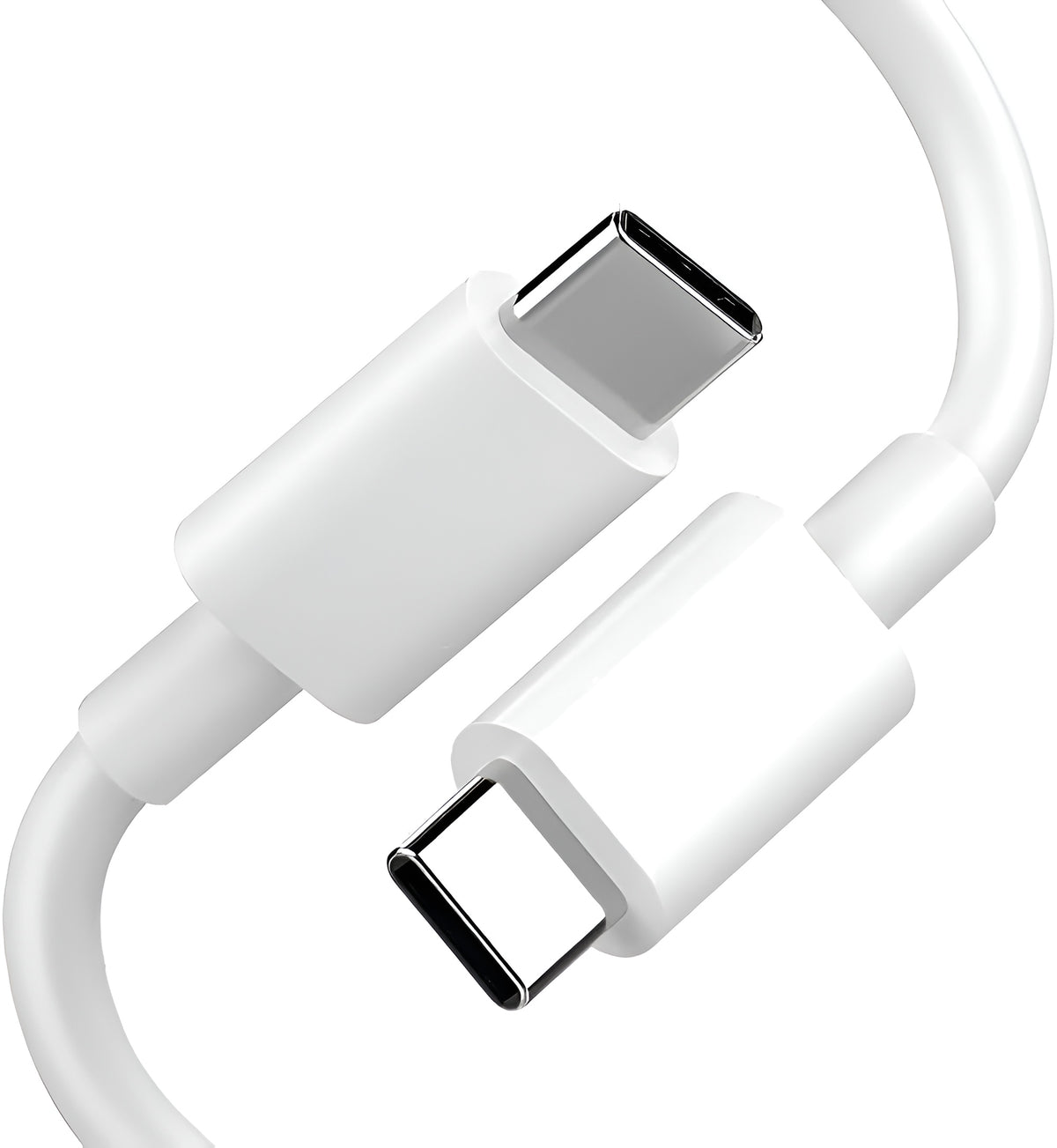 Upix Type C to Type C Super Fast Mobile Data Charging Cable, Compatible with All C-Port Smart Mobile Phones, (30cm)