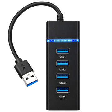 Upix 4 Port USB 3.0 Hub with Hi Speed Data Transfer