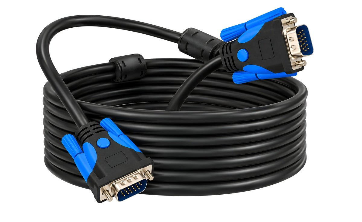 Upix Supreme VGA Male to Male Cable 1.5 Meter | VGA Monitor Cable for PC, Desktop