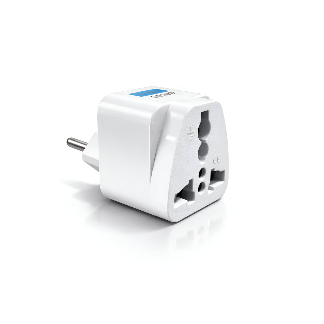 Upix World to India Two Prong Travel Adapter Plug - USA, UK, China, Canada, Australia Adapter
