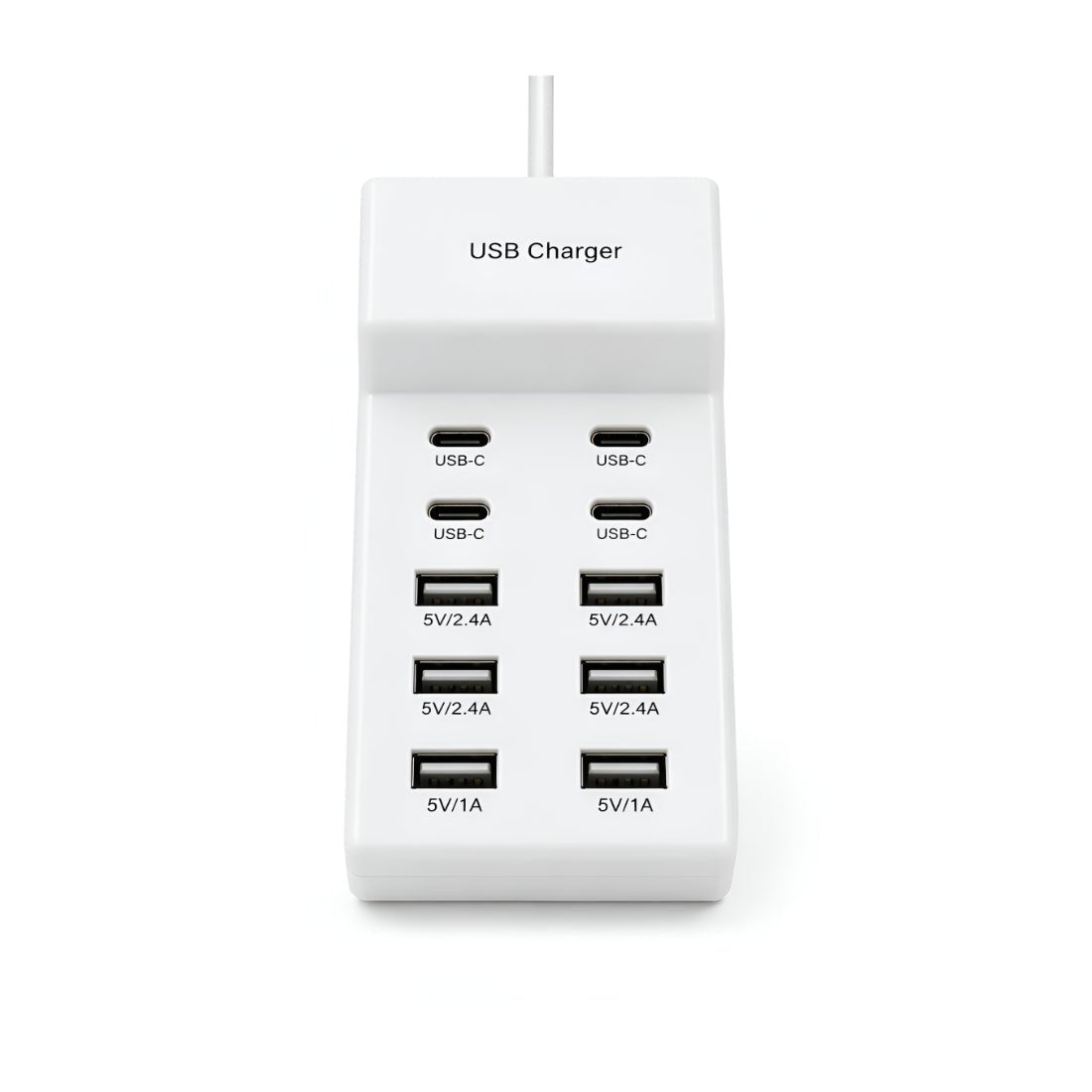 Upix 10-Port USB C Charging Station with 4 USB-C Ports and 6 USB-A Ports - Upix Inc.