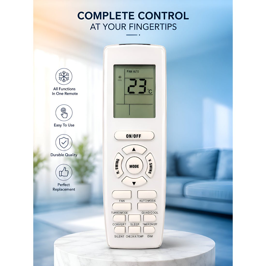 Upix Compatib For Acer AC Remote No. 287 (No Backlight) - Upix Inc.