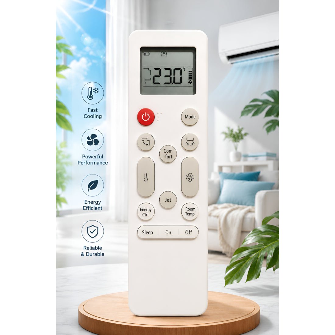 Upix Compatib LG AC Remote No. 356A | No Backlight - Upix Inc.