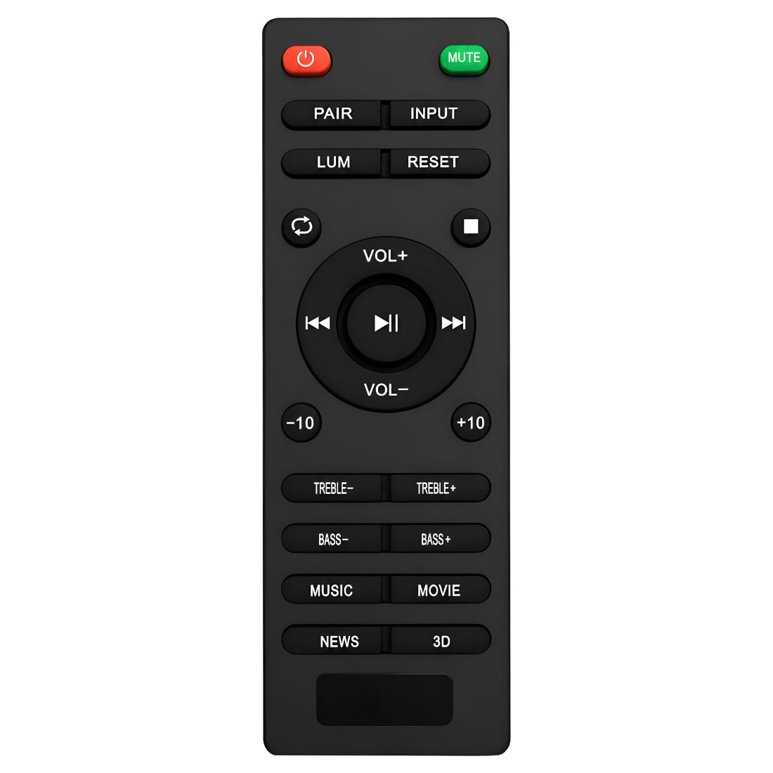 Upix Compatible Boat Home Theatre Sound Bar Remote No. 1428 - Upix Inc.