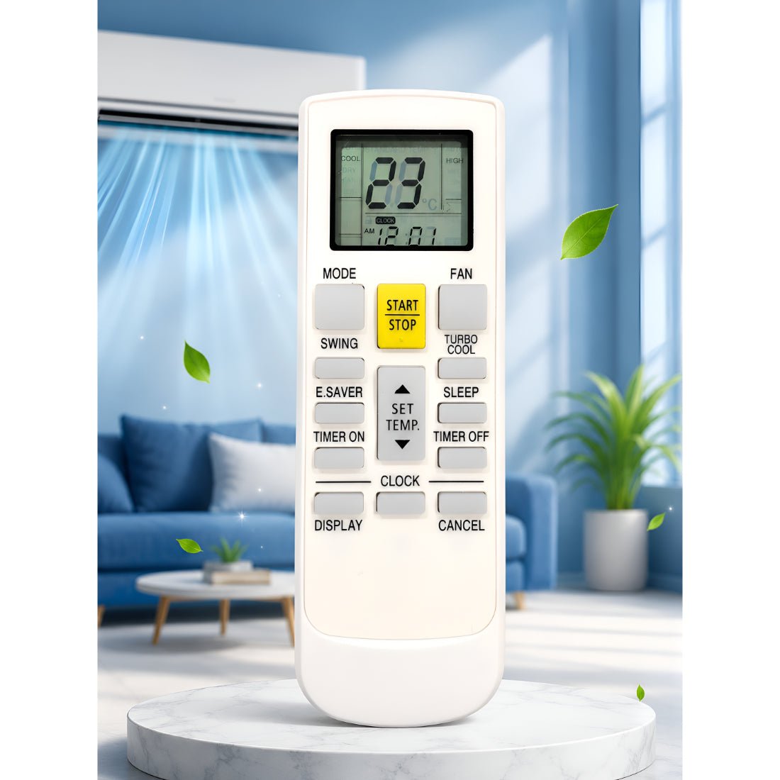 Upix Compatible Camipro AC Remote No. 231 (No Backlight) - Upix Inc.