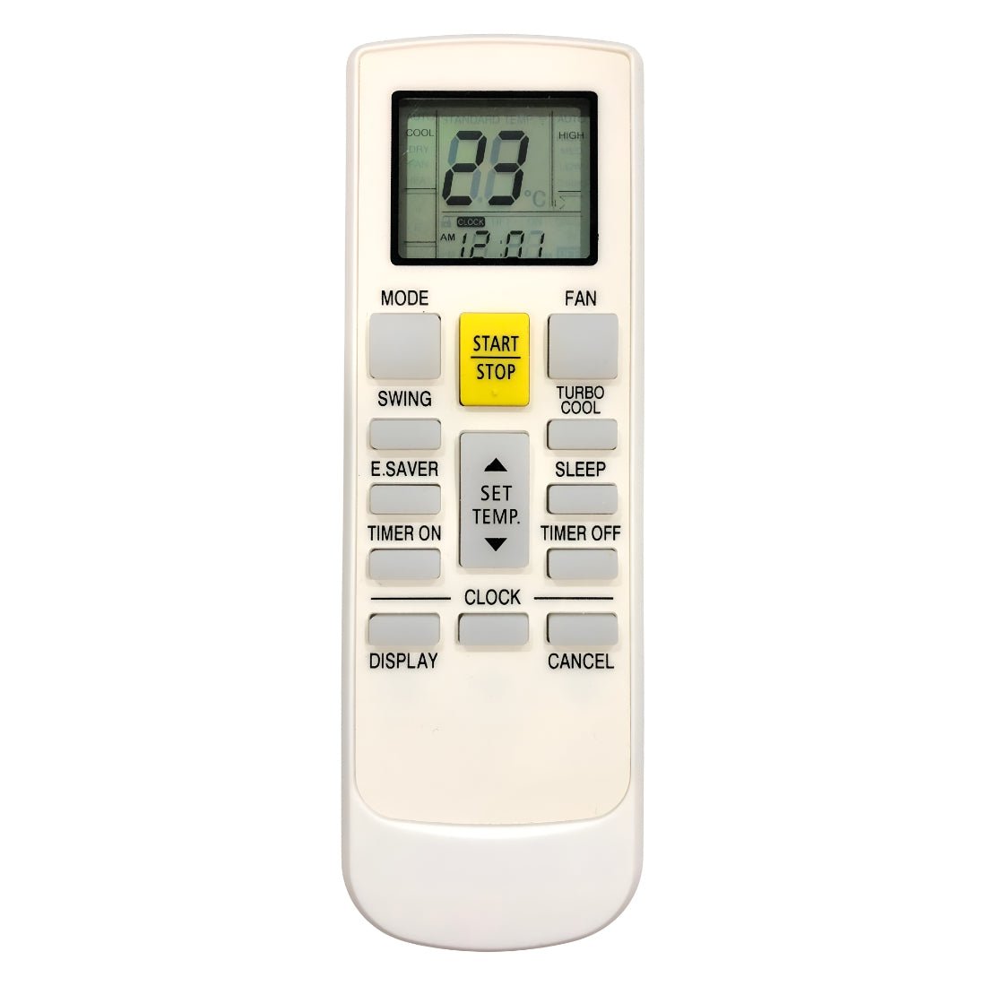 Upix Compatible Camipro AC Remote No. 231 (No Backlight) - Upix Inc.