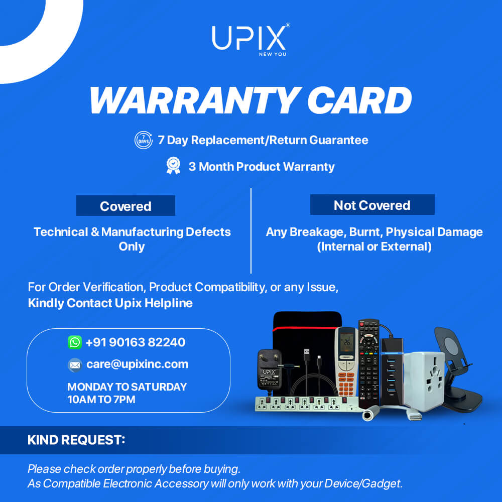 Upix Compatible Croma AC Remote No. 4A (No Backlight) - Upix Inc.
