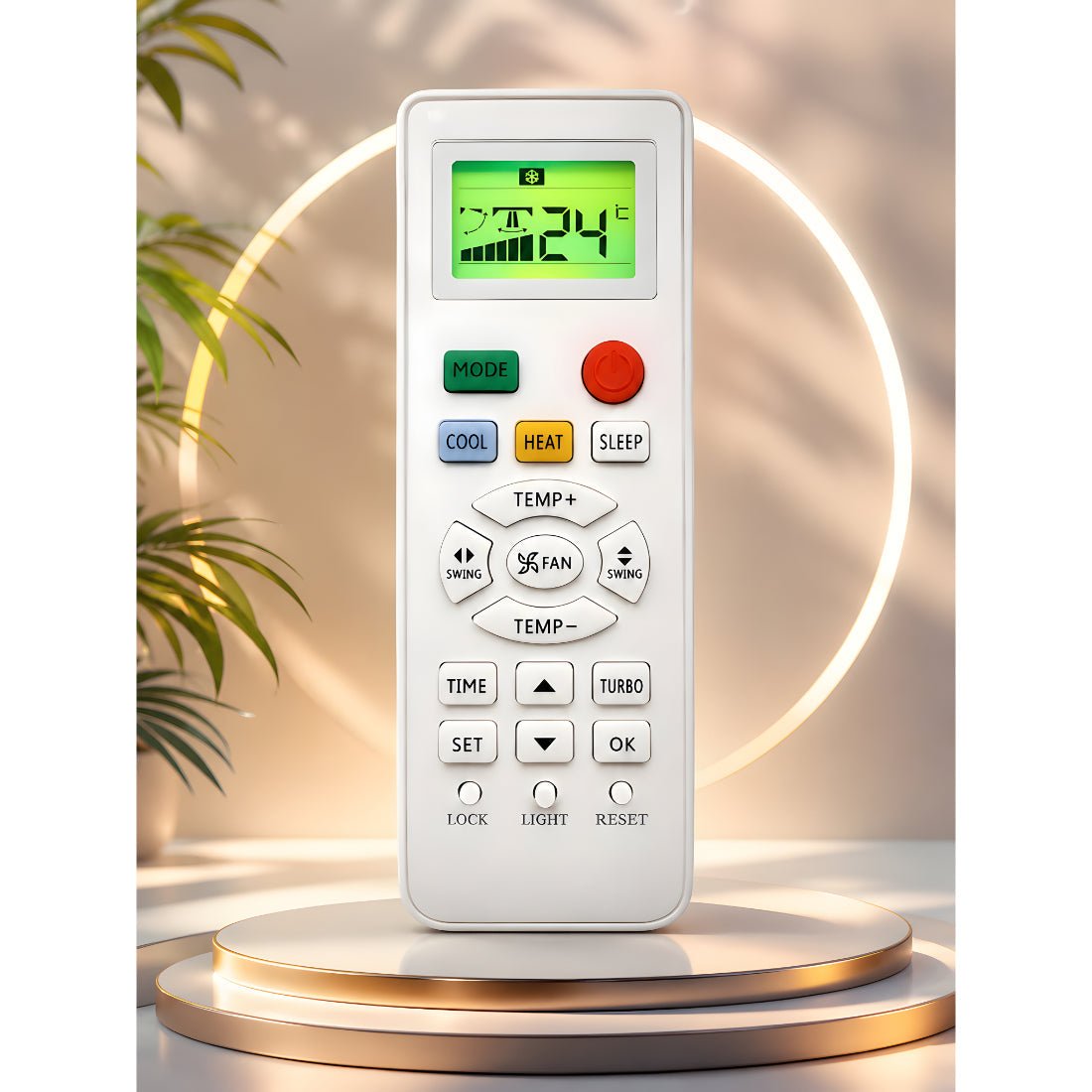 Upix Compatible Godrej AC Remote No. 131I (No Backlight) - Upix Inc.