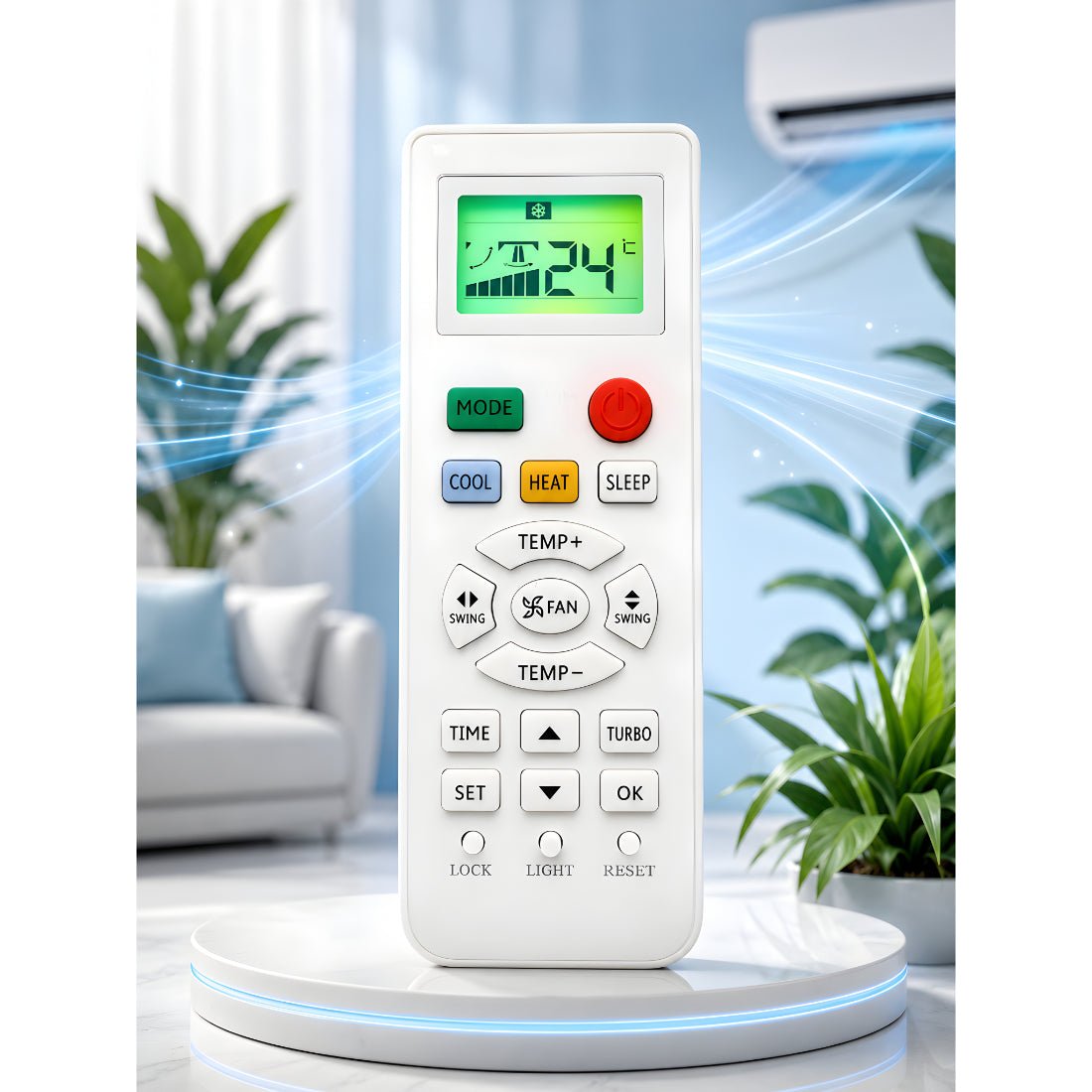 Upix Compatible Haier AC Remote No. 131I (No Backlight) - Upix Inc.