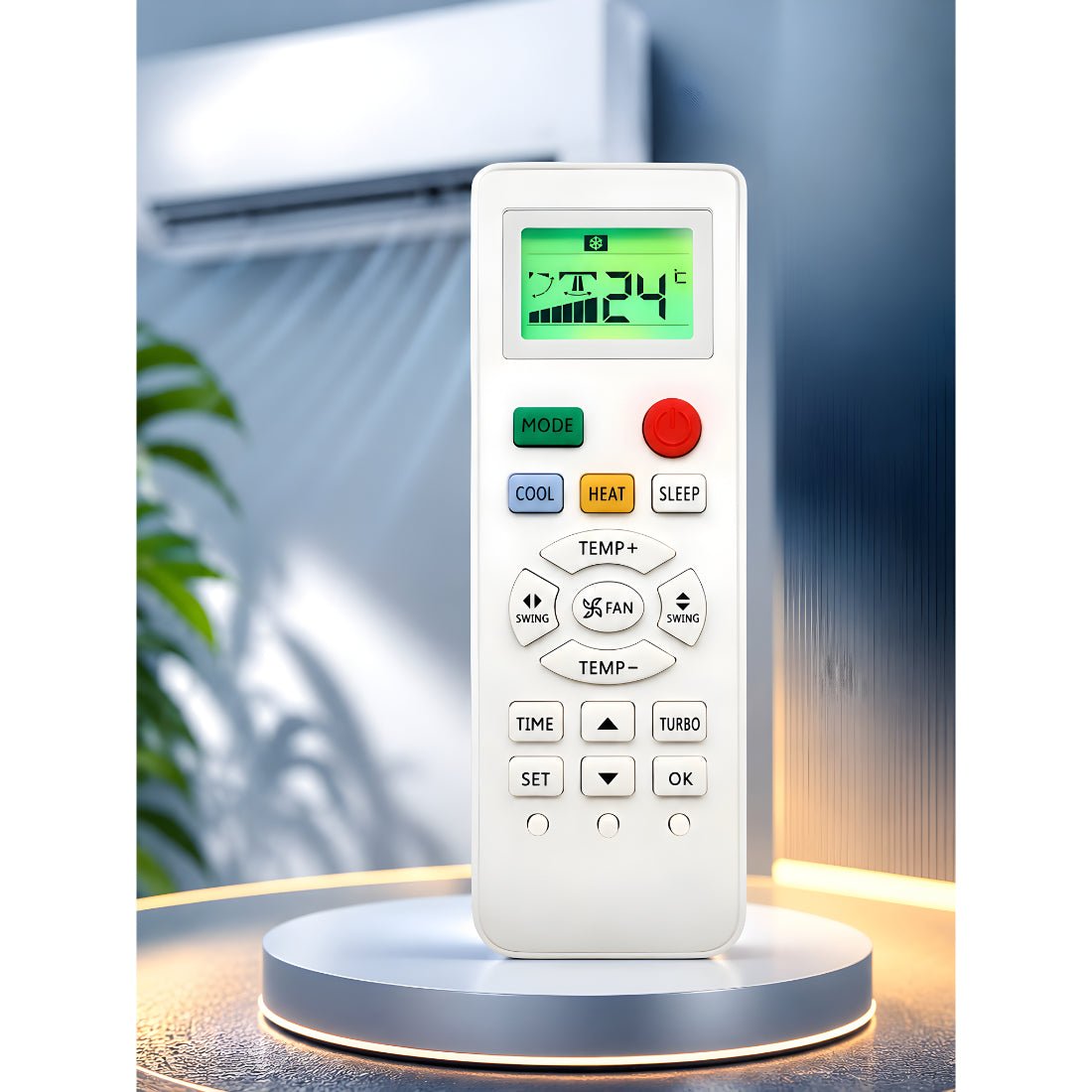 Upix Compatible Haier AC Remote No. 131I (No Backlight) - Upix Inc.