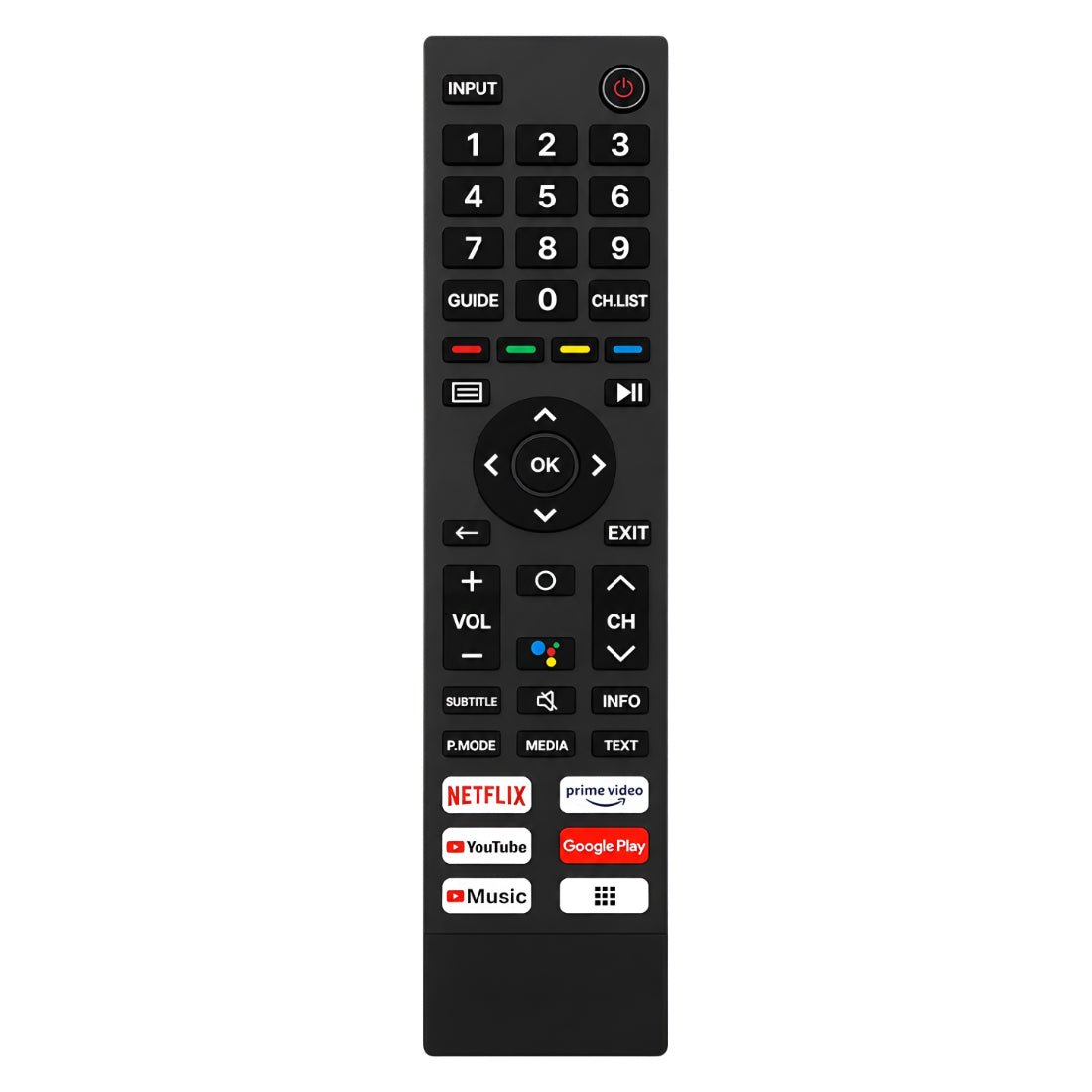 Upix Compatible Hisense Smart TV Remote No. 1437 | with Voice | - Upix Inc.