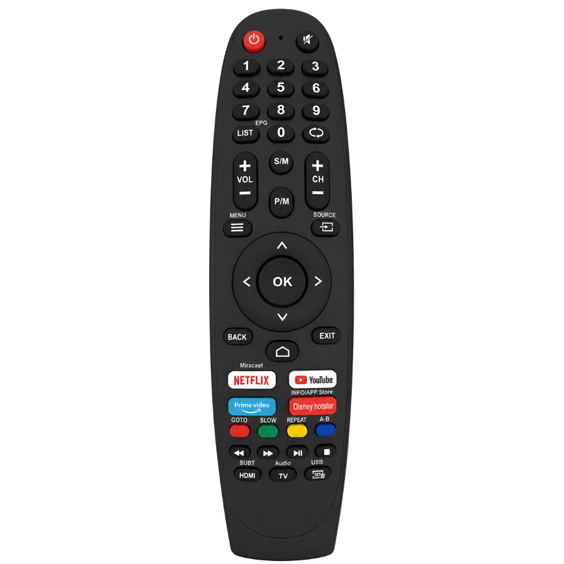 Upix Compatible Impex Smart TV Remote No. 1333 (No Voice) - Upix Inc.