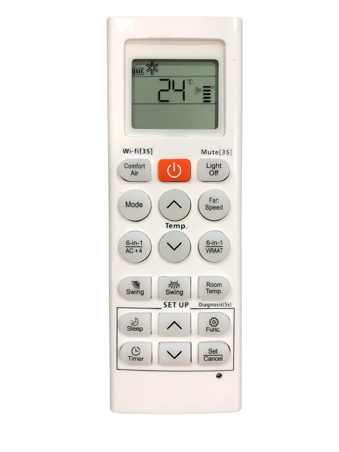 Upix Compatible LG AC Remote No. 36U (No Backlight) - Upix Inc.