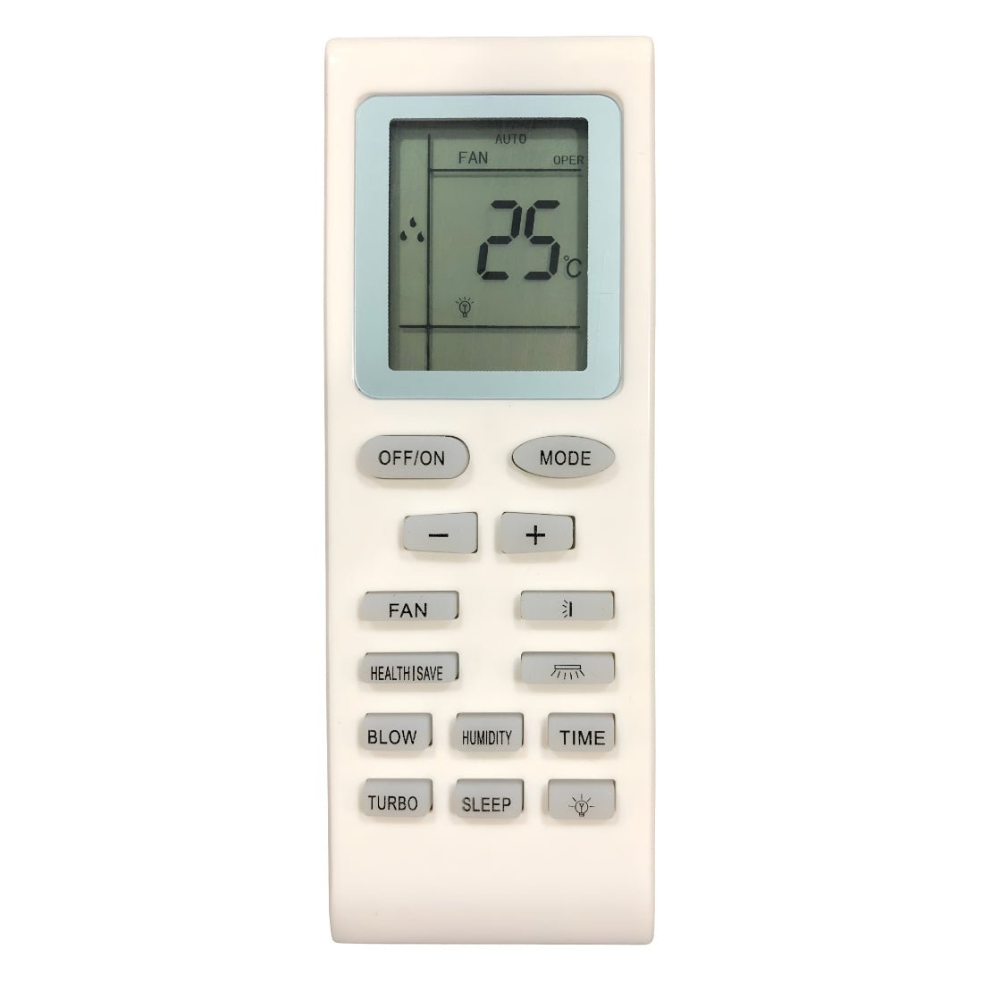 Upix Compatible Lloyd AC Remote No. 18 (No Backlight) - Upix Inc.