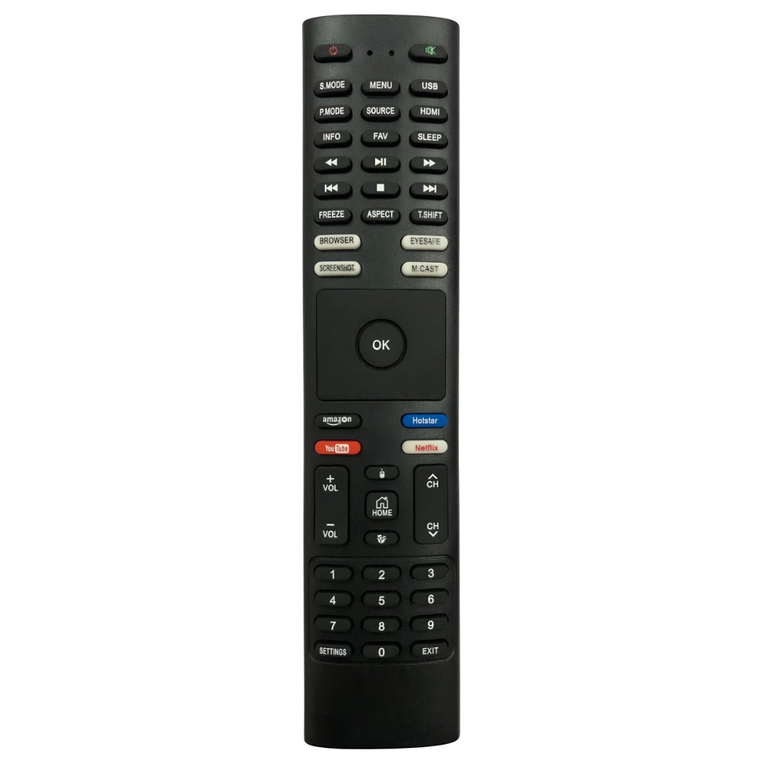 Upix Compatible Mikashi Smart TV Remote No. 1349 (No Voice) - Upix Inc.