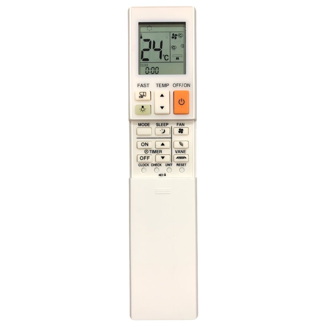 Upix Compatible Mitsubishi AC Remote No. 304 (No Backlight) - Upix Inc.
