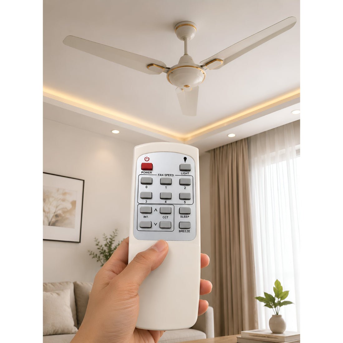 Upix Compatible Polycab Ceiling Fan Remote No. 1448 - Upix Inc.