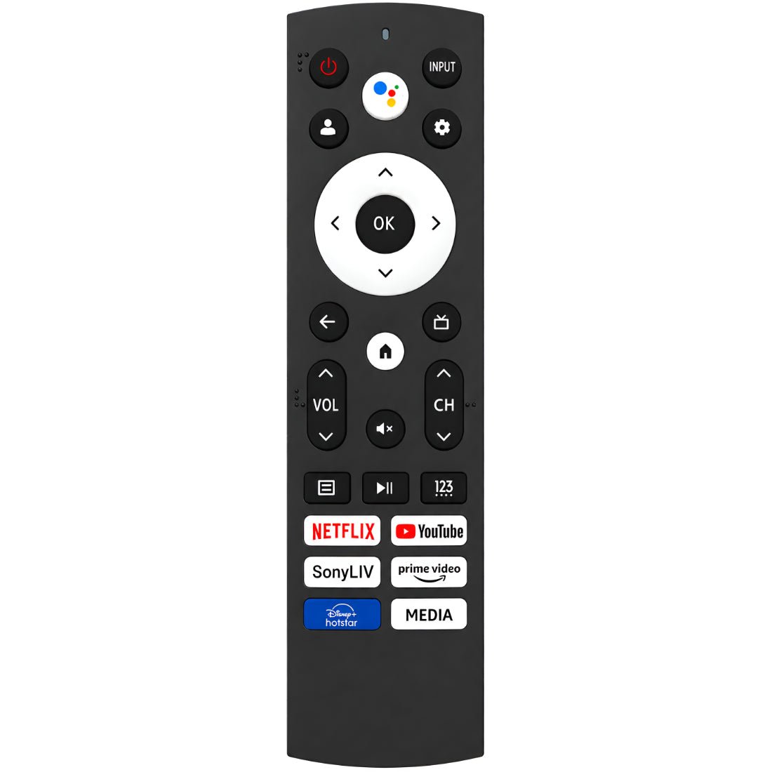 Upix Compatible Vu Smart TV Remote No. 1439 | with Voice | - Upix Inc.