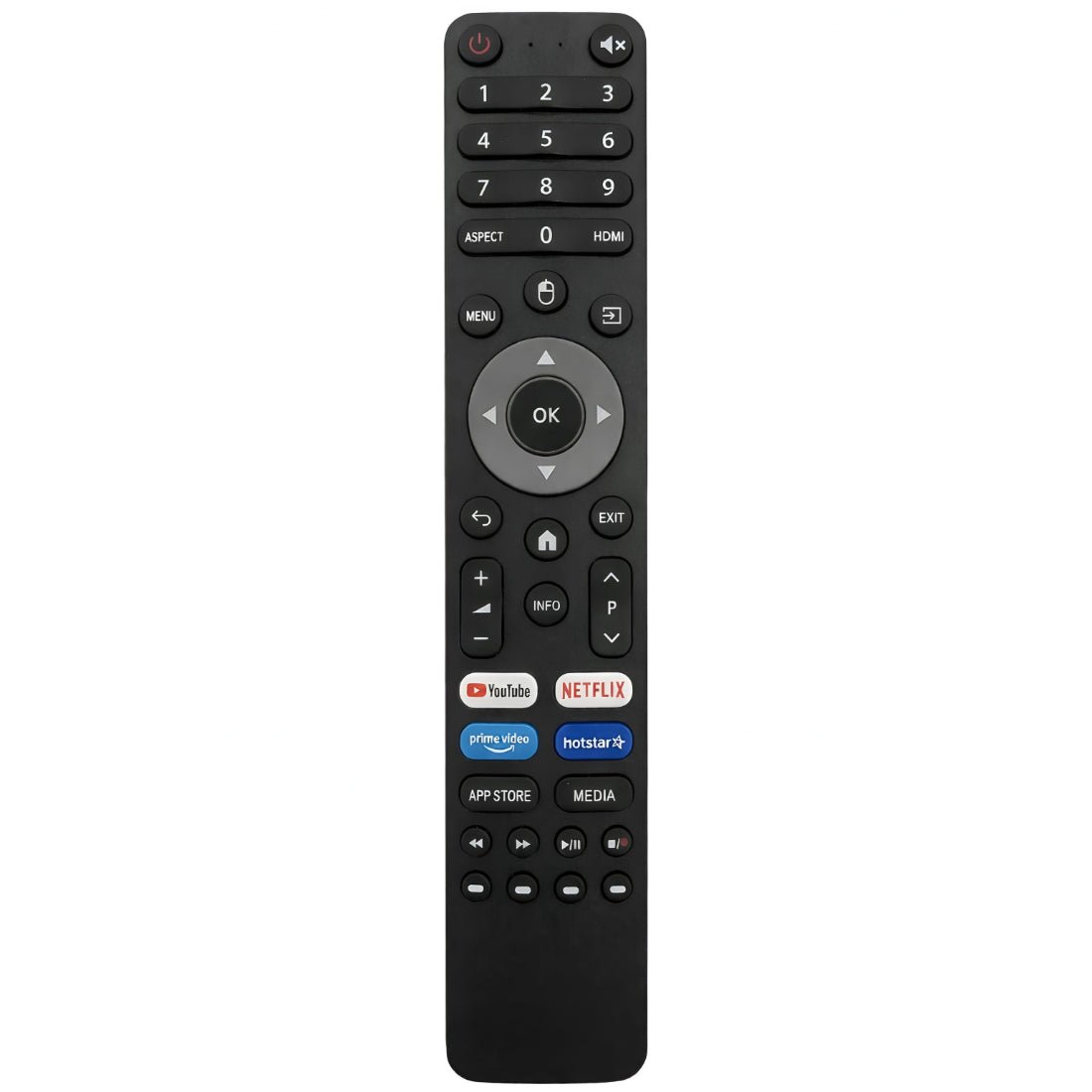 Upix Compatible Weston Smart TV Remote No. 1391 (No Voice) - Upix Inc.