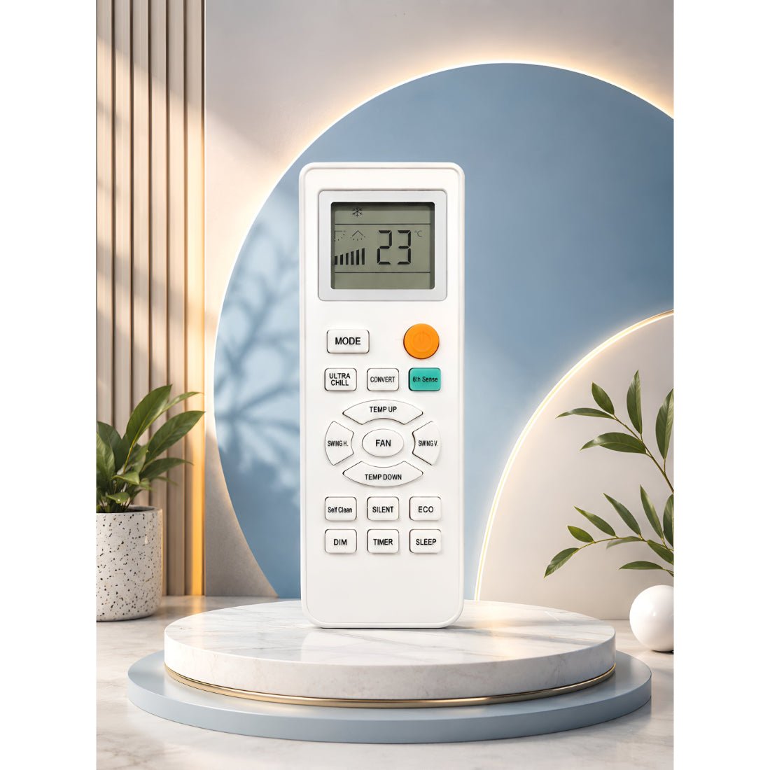 Upix Compatible Whirlpool AC Remote No. 291C (No Backlight) - Upix Inc.