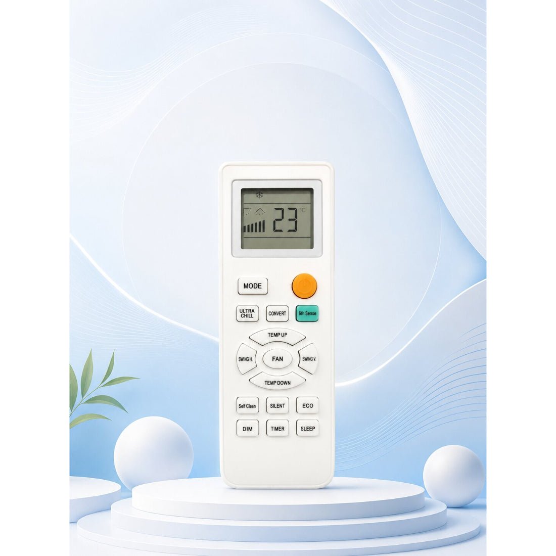 Upix Compatible Whirlpool AC Remote No. 291C (No Backlight) - Upix Inc.