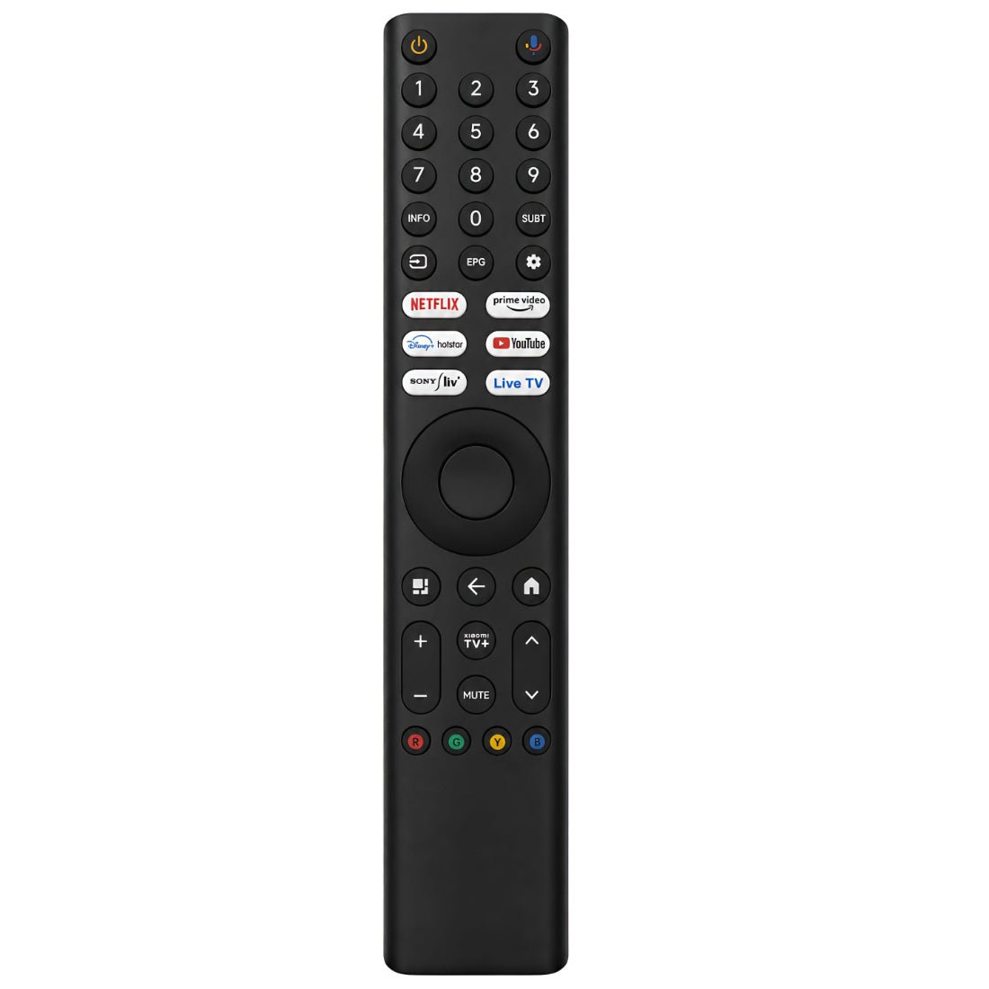 Upix Compatible Xiaomi Mi Smart TV Remote No. 1438 | with Voice | - Upix Inc.