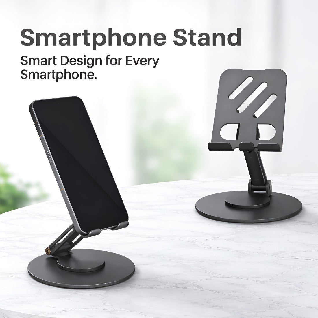 Upix Premium Metal Mobile Stand 360° Rotating Mobile Phone Stand for Desk - Upix Inc.