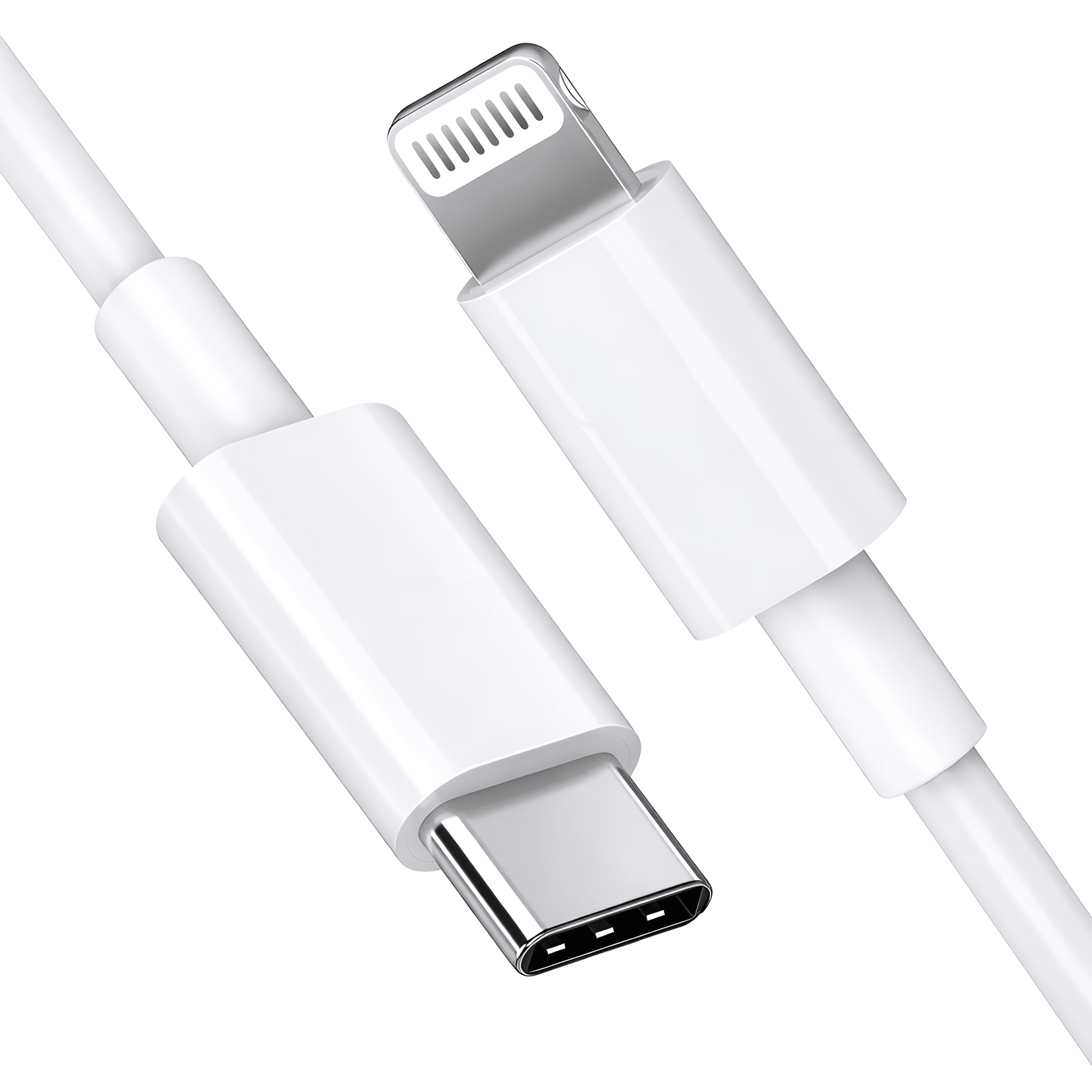 Upix Type C to Lightning Cable 30cm (0.98 Feets), Compatible for i-Phone 14/13/12/11/X/i-Pad - White - Upix Inc.