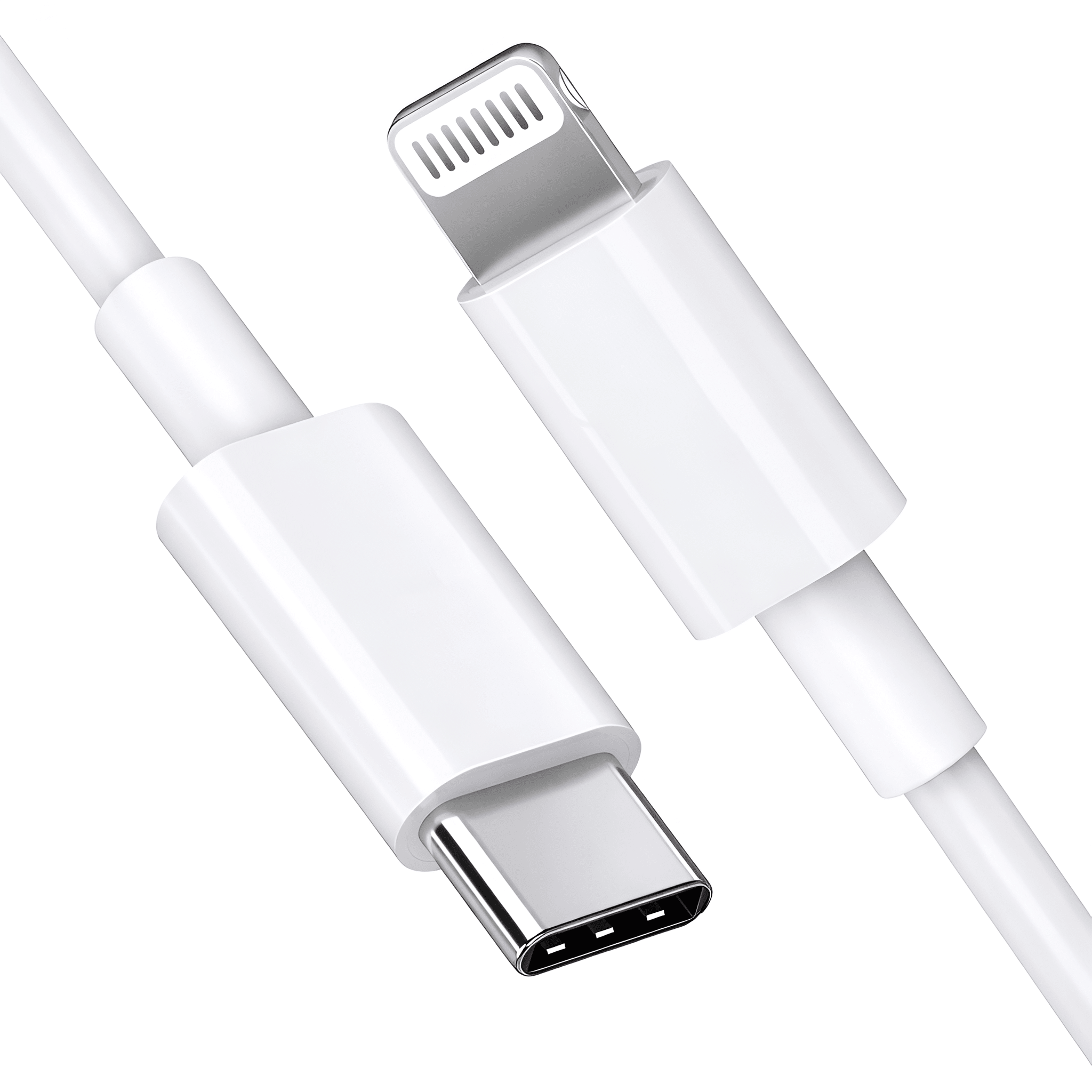 Upix Type C to Lightning Cable 30cm (0.98 Feets), Compatible for i-Phone 14/13/12/11/X/i-Pad - White - Upix Inc.