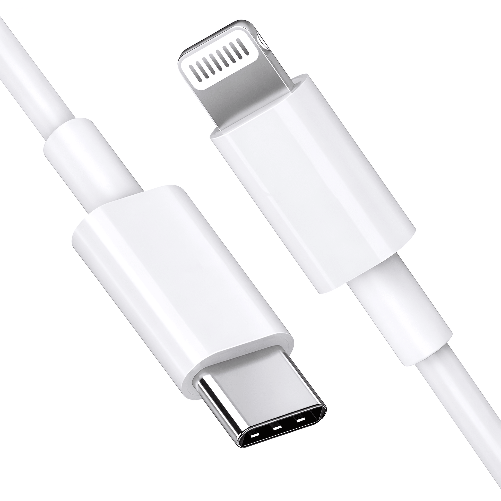 Upix Type C to Lightning Cable 30cm (0.98 Feets), Compatible for i-Phone 14/13/12/11/X/i-Pad - White - Upix Inc.