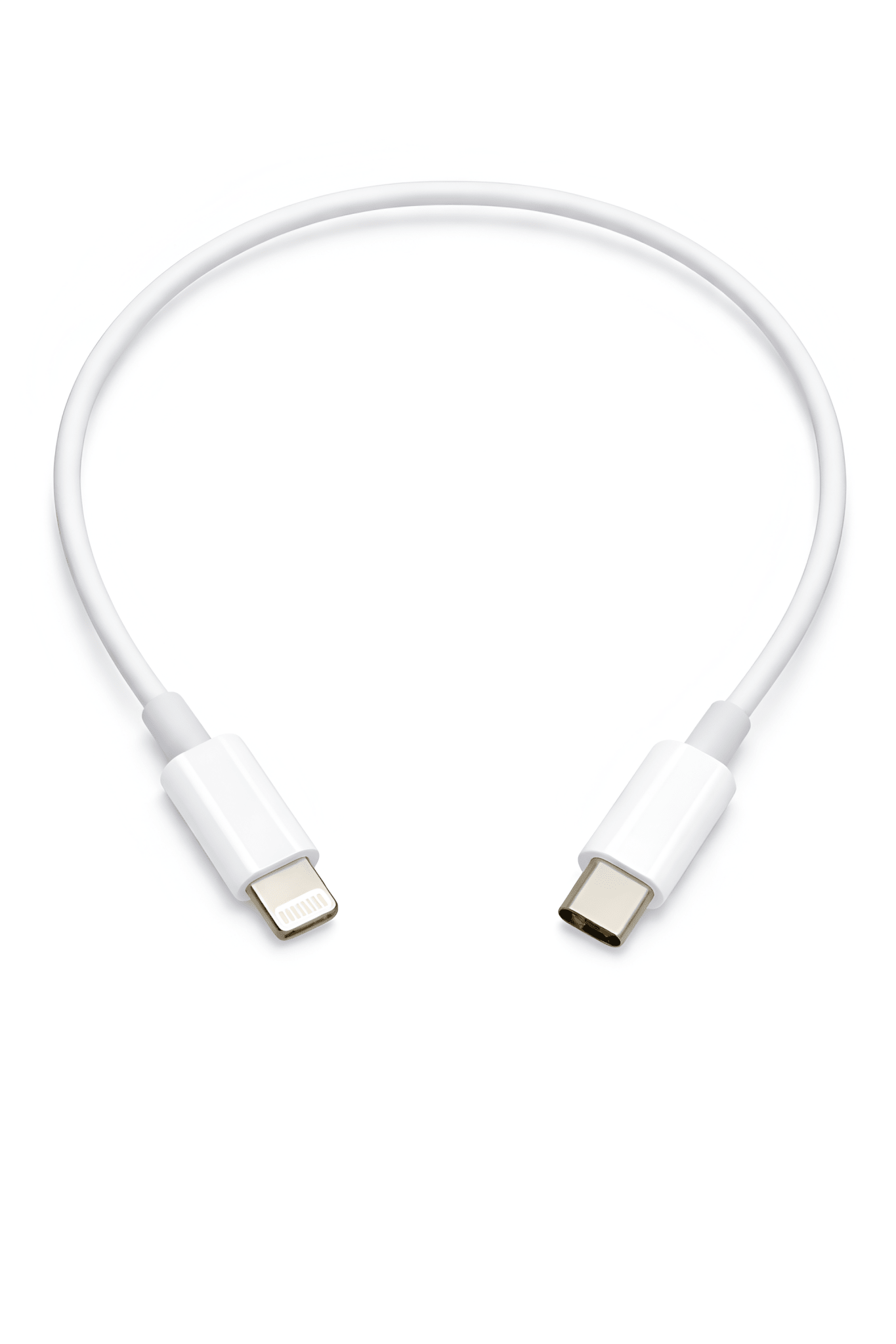Upix Type C to Lightning Cable 30cm (0.98 Feets), Compatible for i-Phone 14/13/12/11/X/i-Pad - White - Upix Inc.