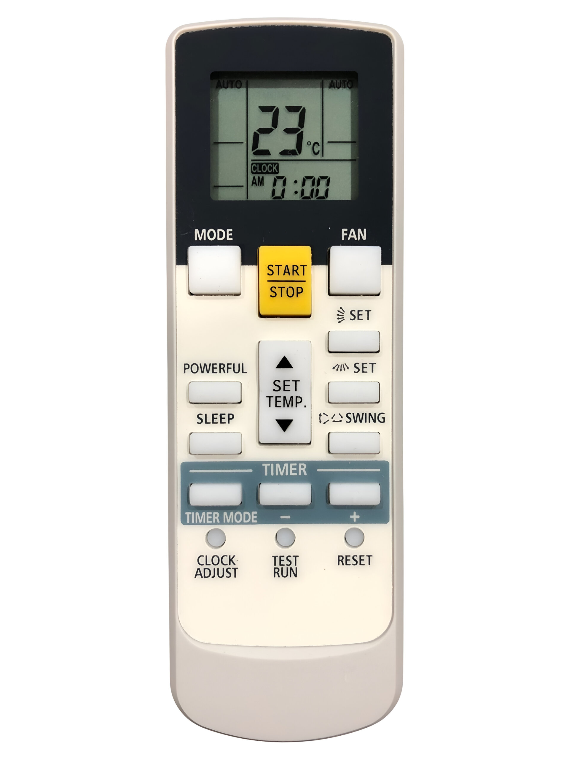 Upix Compatible O General AC Remote No. 107A (No Backlight)