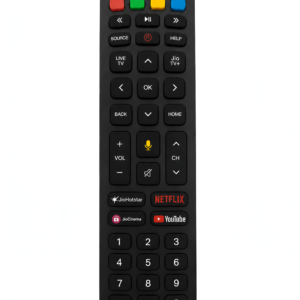 Upix Compatible Jio Fiber Set Top Box Remote No. 1096 | With Voice | Pairing is Required