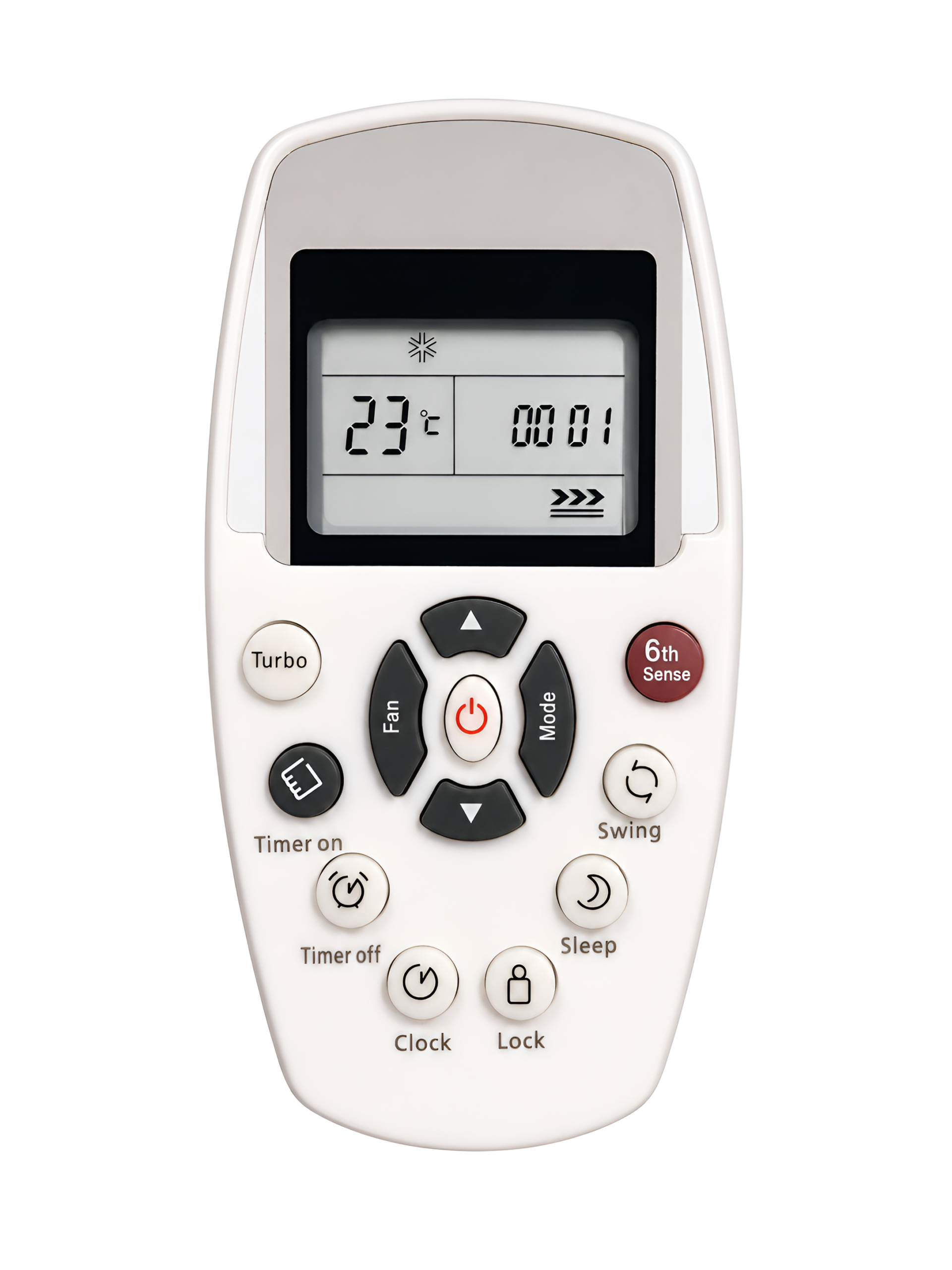 Upix Compatible Whirlpool AC Remote No. 110A (No Backlight)