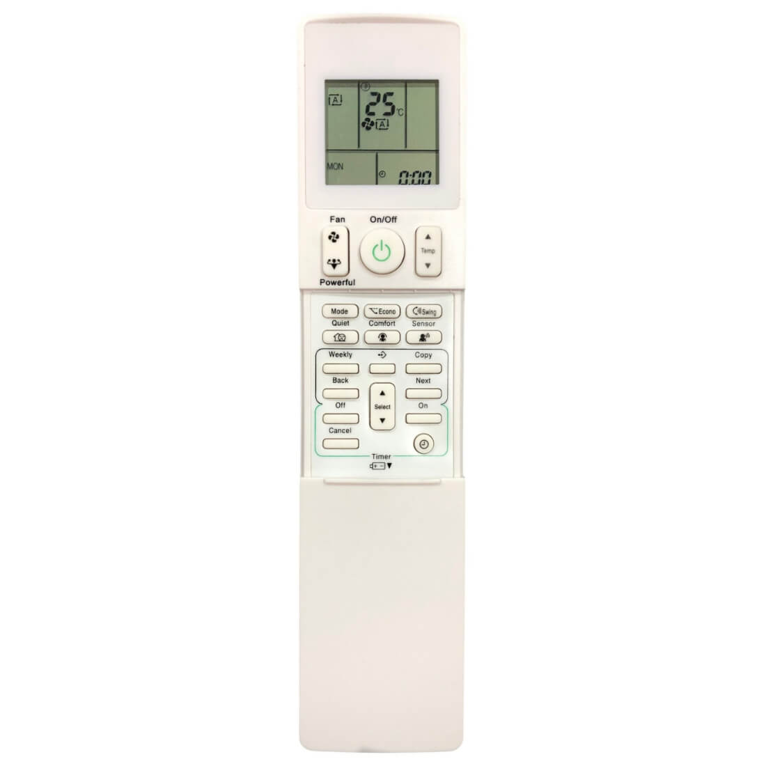 Upix Compatible Daikin AC Remote No. 169 (No Backlight)