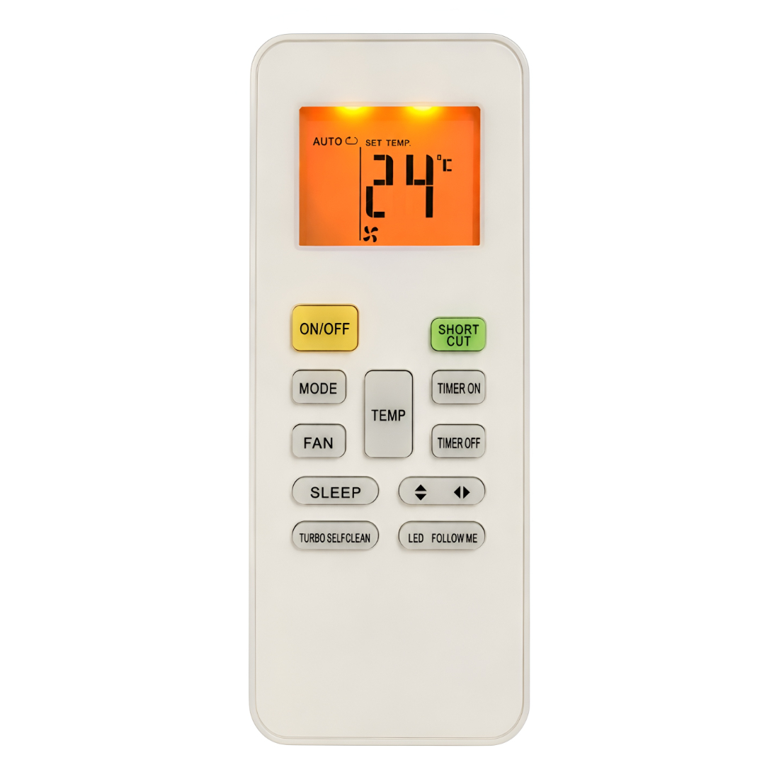 Upix Compatible Videocon AC Remote No. 142 (with Backlight)