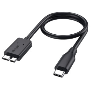 Upix USB Type C to Micro-B USB 3.1 External Hard Disk Drive Cable