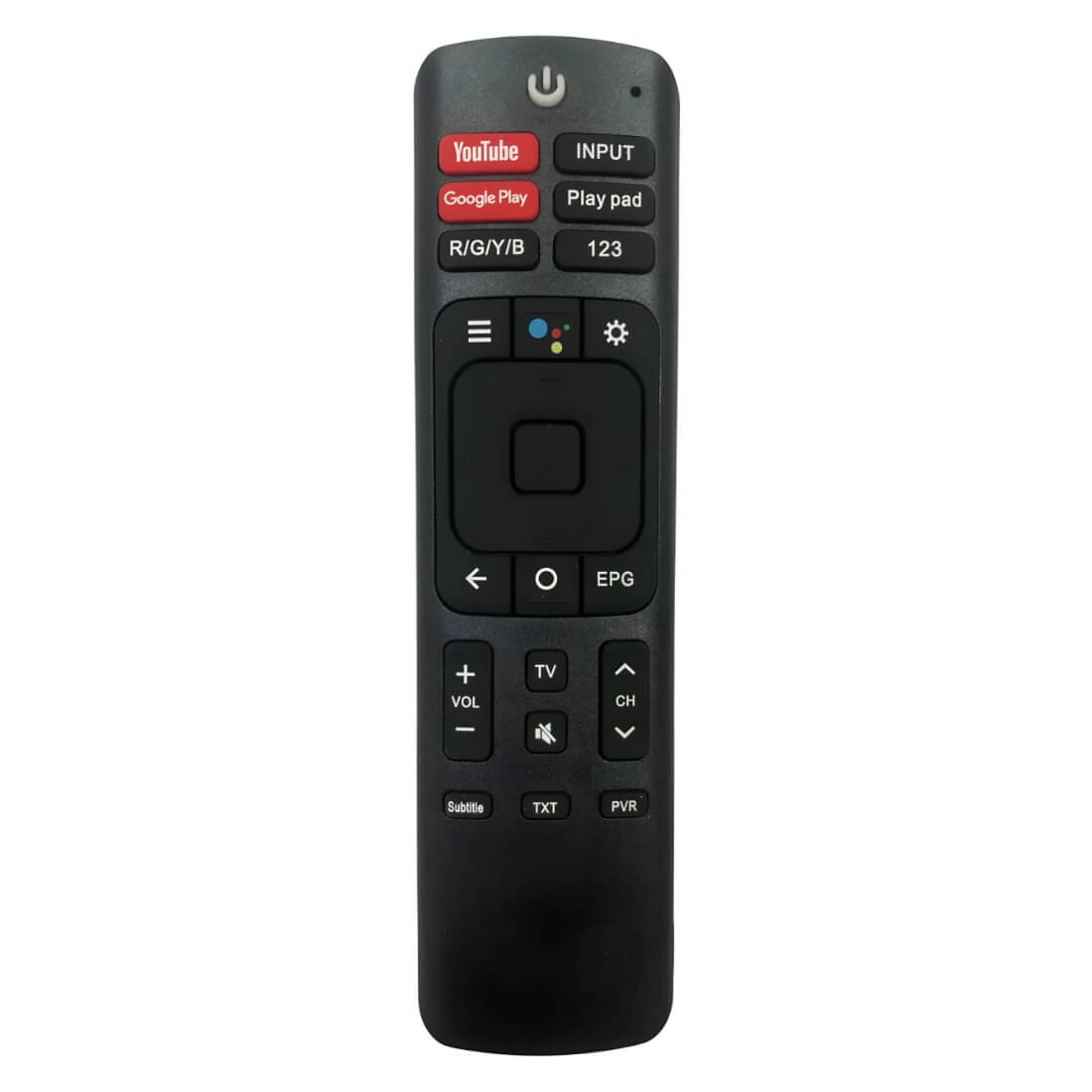 Upix Compatible for Vu Smart TV Remote No. 1307 | with Voice | Pairing is Required