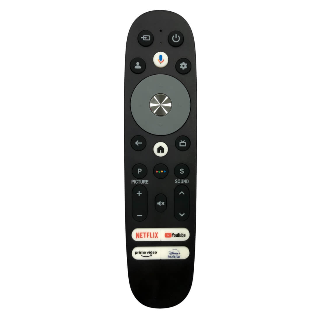 Upix Compatible for Vu Smart TV Remote No. 1326 | RC1902V1 | with Voice | Pairing is Required