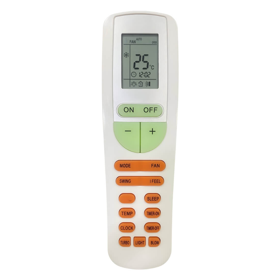 Upix Compatible Intec AC Remote No. 133 (No Backlight)