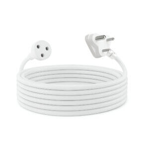 Upix 3 Pin Electric Extension Cord ? Expandable 6A Power Cord - 2.5 Metres, Suitable for Home, Office & Outdoor